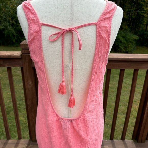 J.Crew Tie Back Crinkle Cotton Tank Dress - Picture 7 of 10